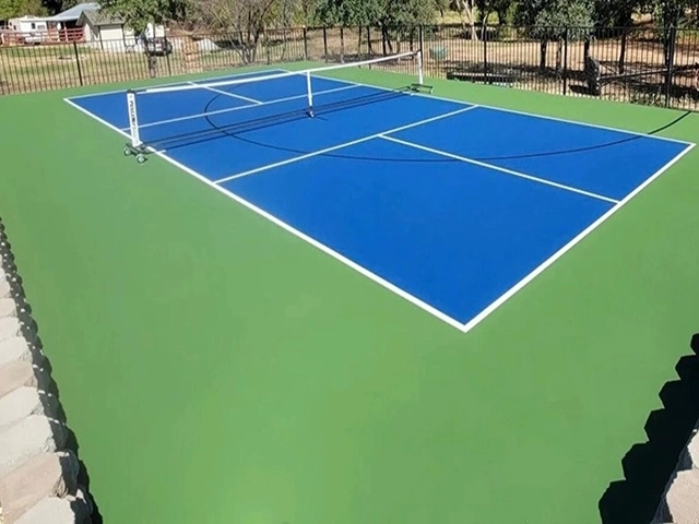 Sơn lại 1 lớp sàn cũ pickleball trường học LAYKOLD 2025 US OPEN BT